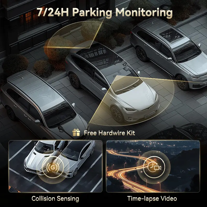 F77 STARVIS 2 4K+4K Dual IMX678 Wi‑Fi Dash Cam - Image 11
