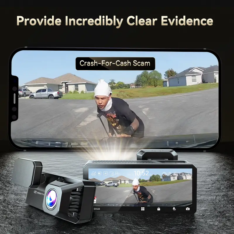 F77 STARVIS 2 4K+4K Dual IMX678 Wi‑Fi Dash Cam - Image 8