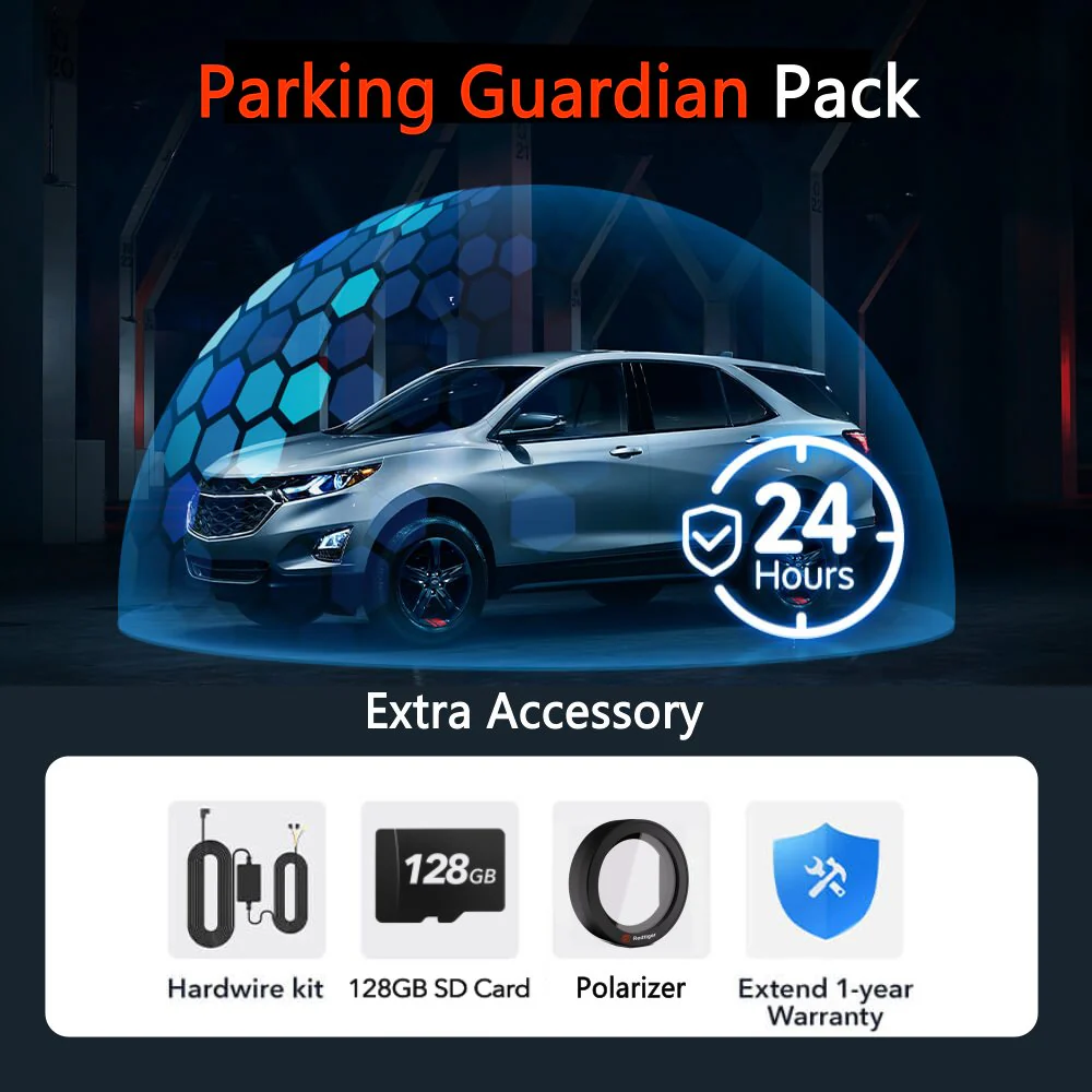 REDTIGER Dash Cam for Cars, 4K/2.5K Full HD Car Camera Dash Cam, 3.16” IPS Screen Dash Cam, Dashcam Built-in Wi-Fi GPS, Night Vision, Loop Recording, Vehicle, Parking Mode, Free 32GB Card - Image 12
