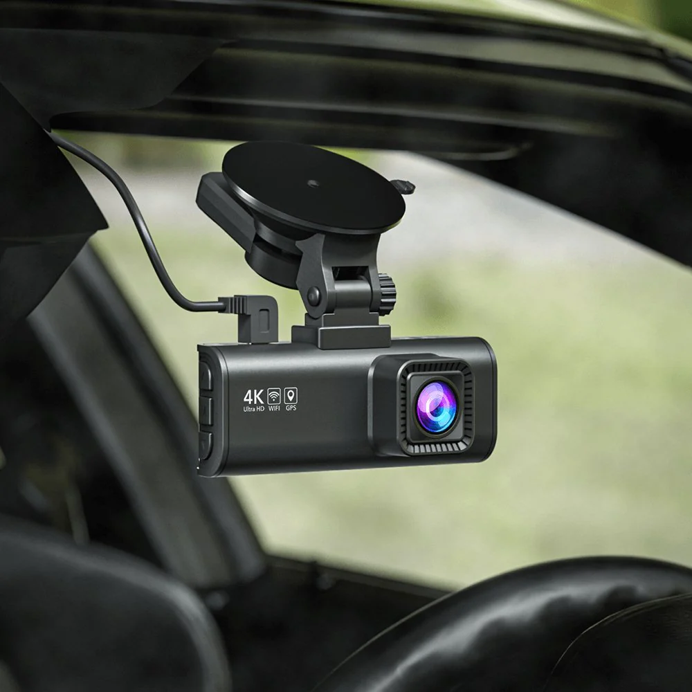REDTIGER Dash Cam for Cars, 4K/2.5K Full HD Car Camera Dash Cam, 3.16” IPS Screen Dash Cam, Dashcam Built-in Wi-Fi GPS, Night Vision, Loop Recording, Vehicle, Parking Mode, Free 32GB Card - Image 2