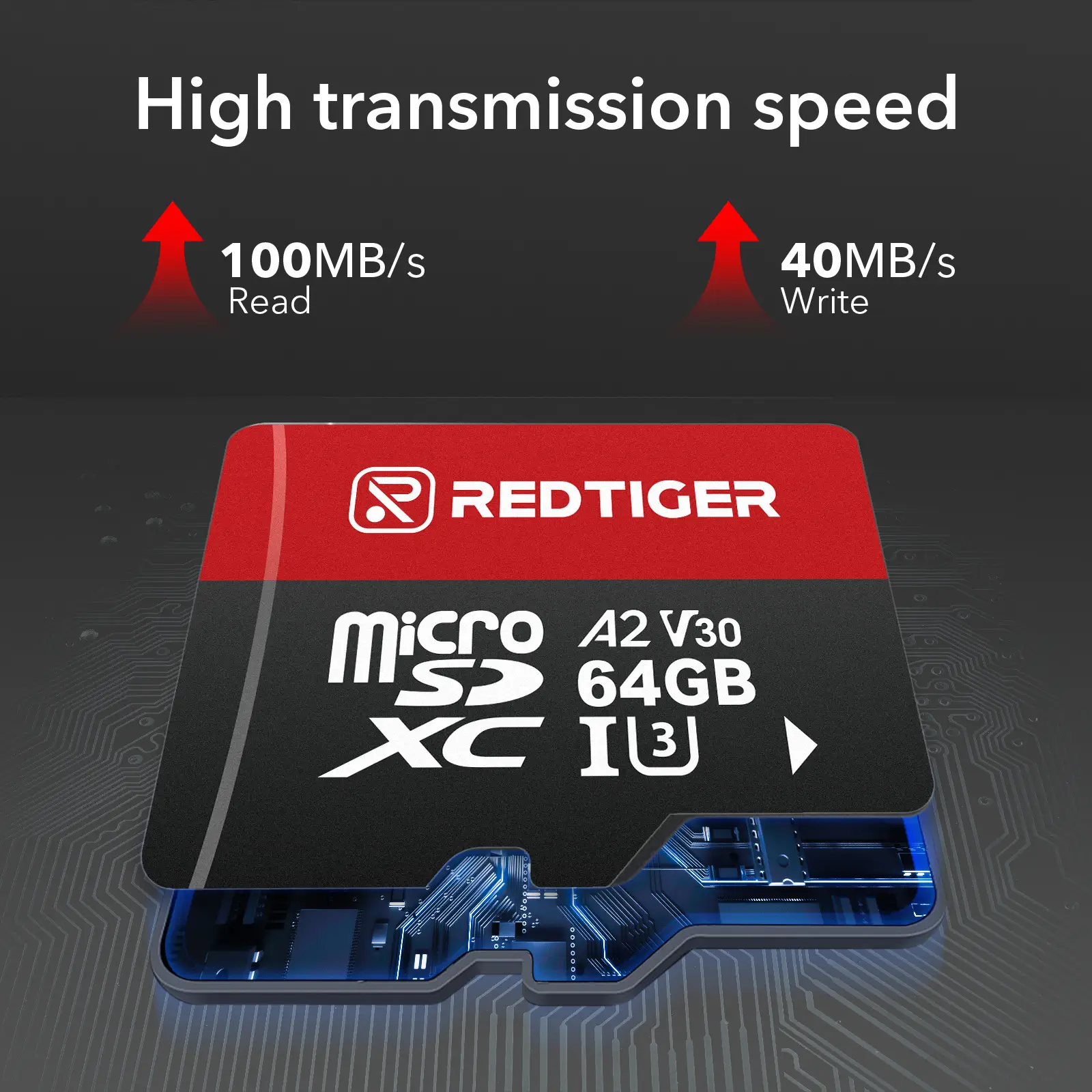 Redtiger 64GB SD Card For Dash Cam Class 10 U3 - Image 4