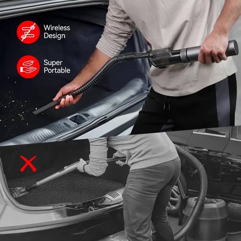 REDTIGER Car Vacuum Wireless Portable Handheld 21000PA - Image 6