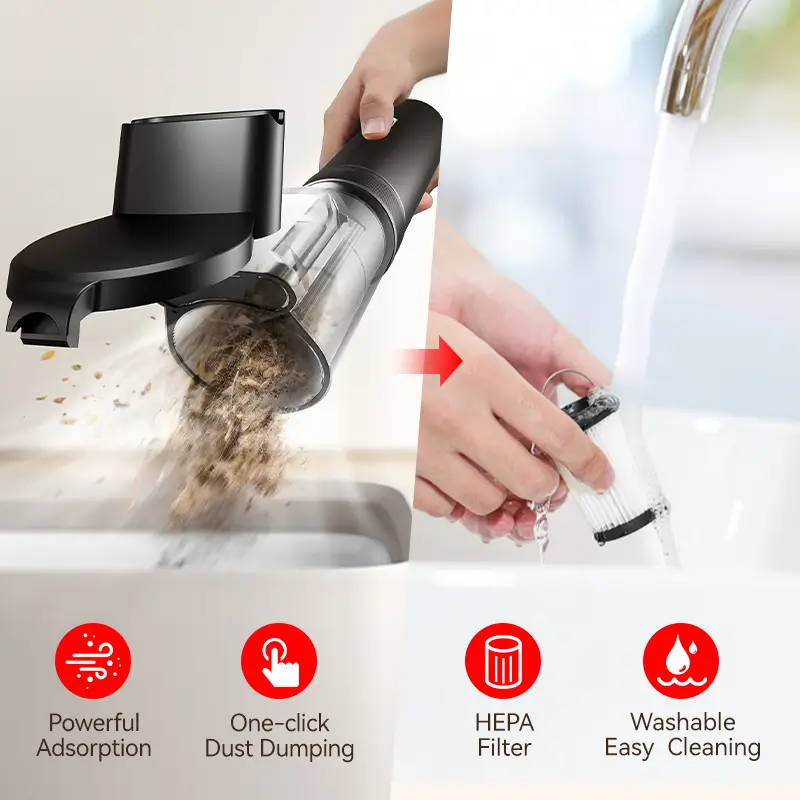 REDTIGER Car Vacuum Wireless Portable Handheld 21000PA - Image 8