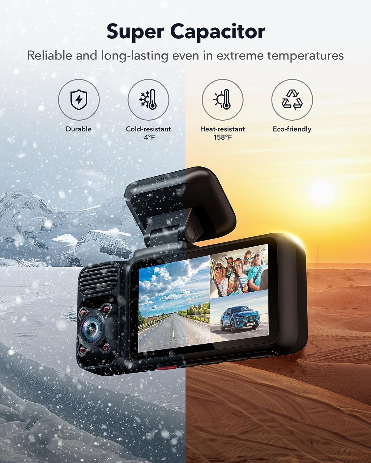 Redtiger F17 3-Channel 5G Wifi Dash Cam-Refurbished - Image 9