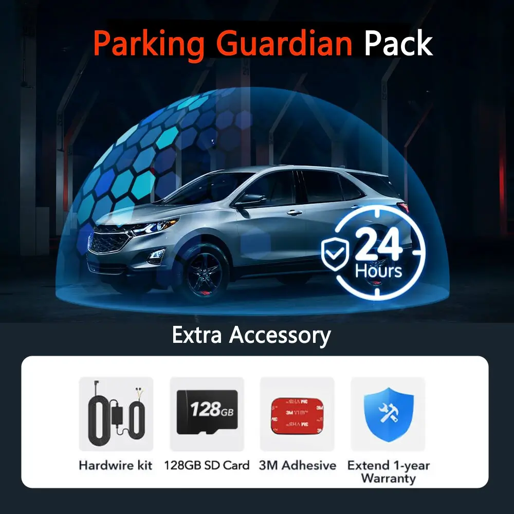 F17 3-Channel 4K 5G WiFi Dash Cam with Parking Monitor - Image 11