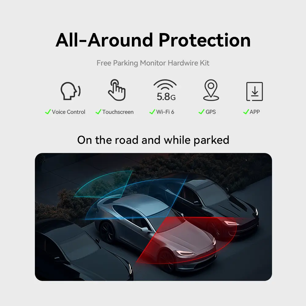 REDTIGER F17 Elite 4K 3 Channel Car Vlog Dash Cam Sony STARVIS 2 Dual HDR WIFI 6 Full Night Color - Image 6