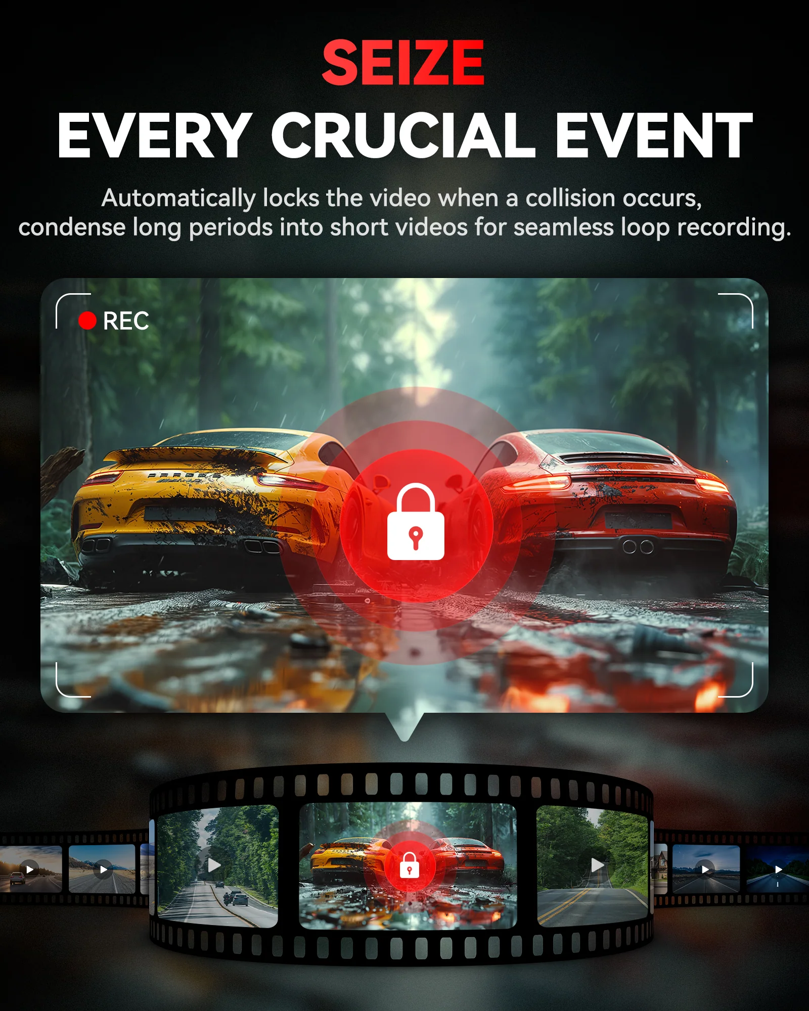 F4 4K Touchscreen Dash Cam with Voice Control - Image 6