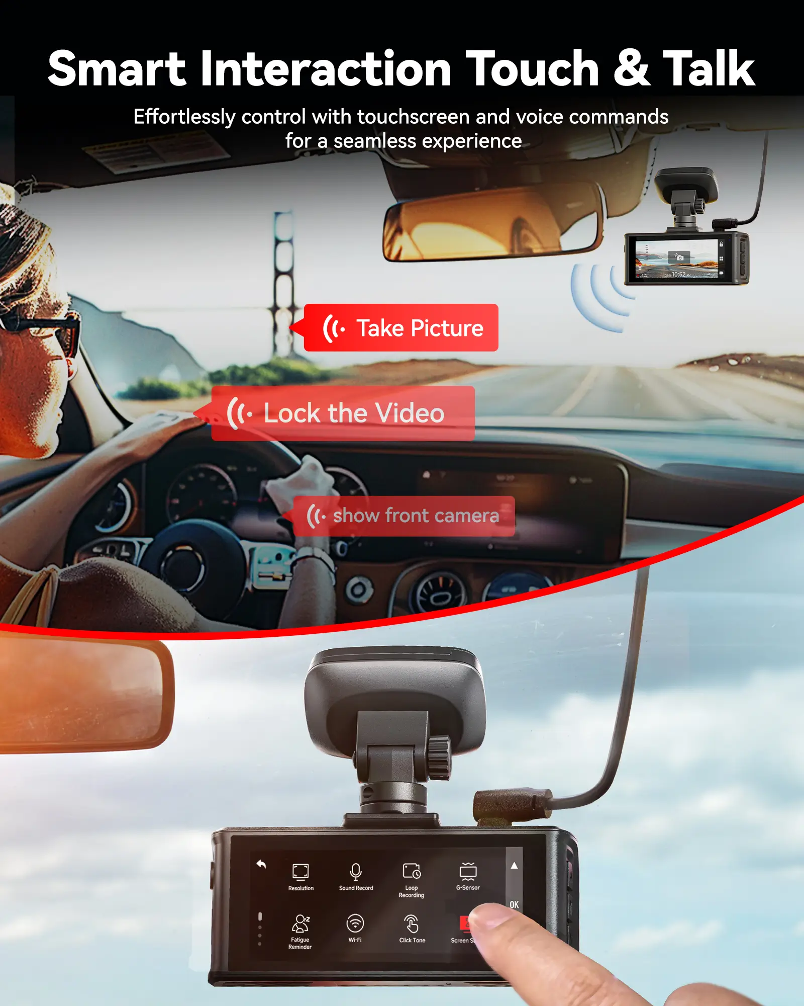 F7N Elite 4K Dual Dash Cam with Sony STARVIS 2 - Image 4
