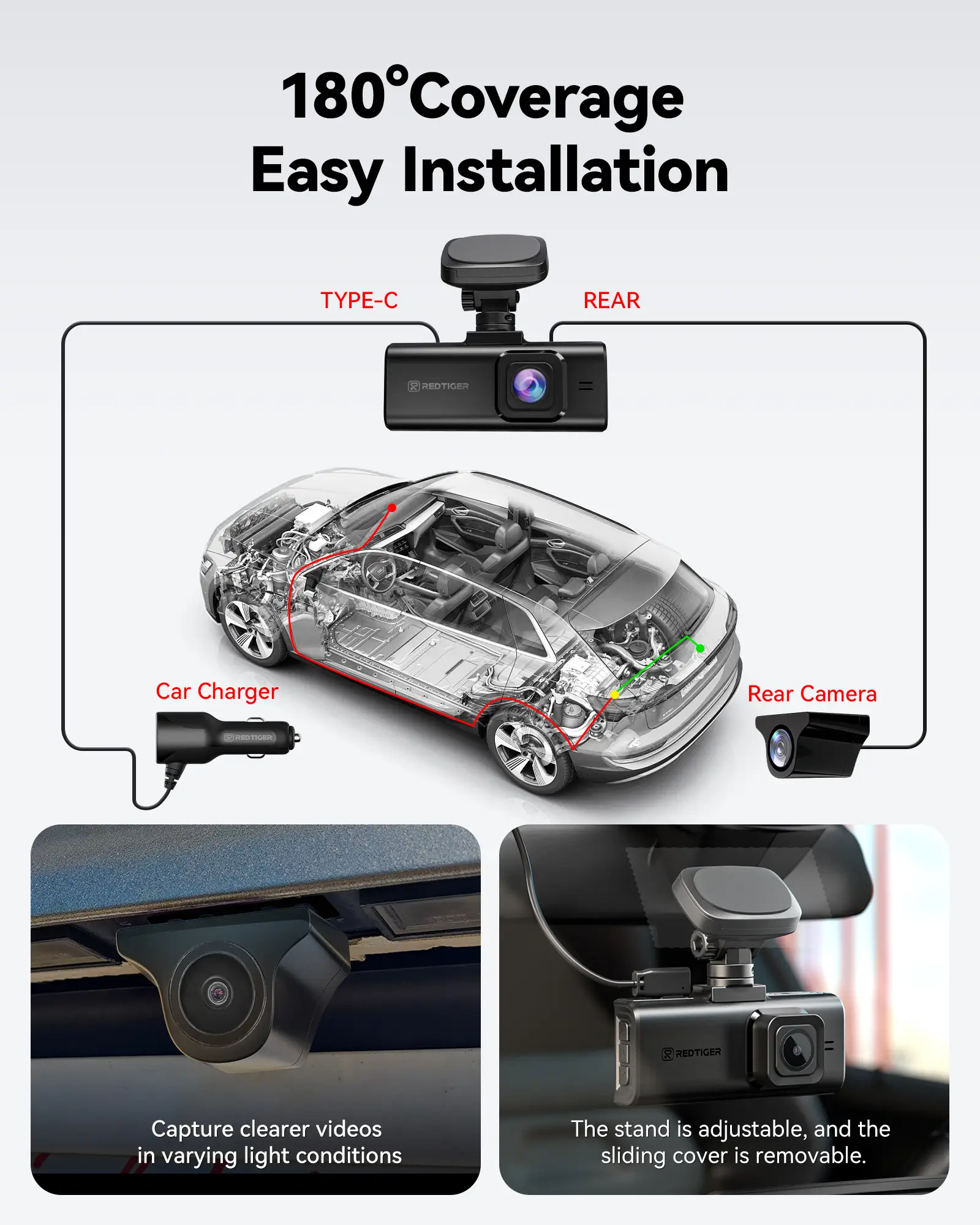 F7N Elite 4K Dual Dash Cam with Sony STARVIS 2 - Image 8