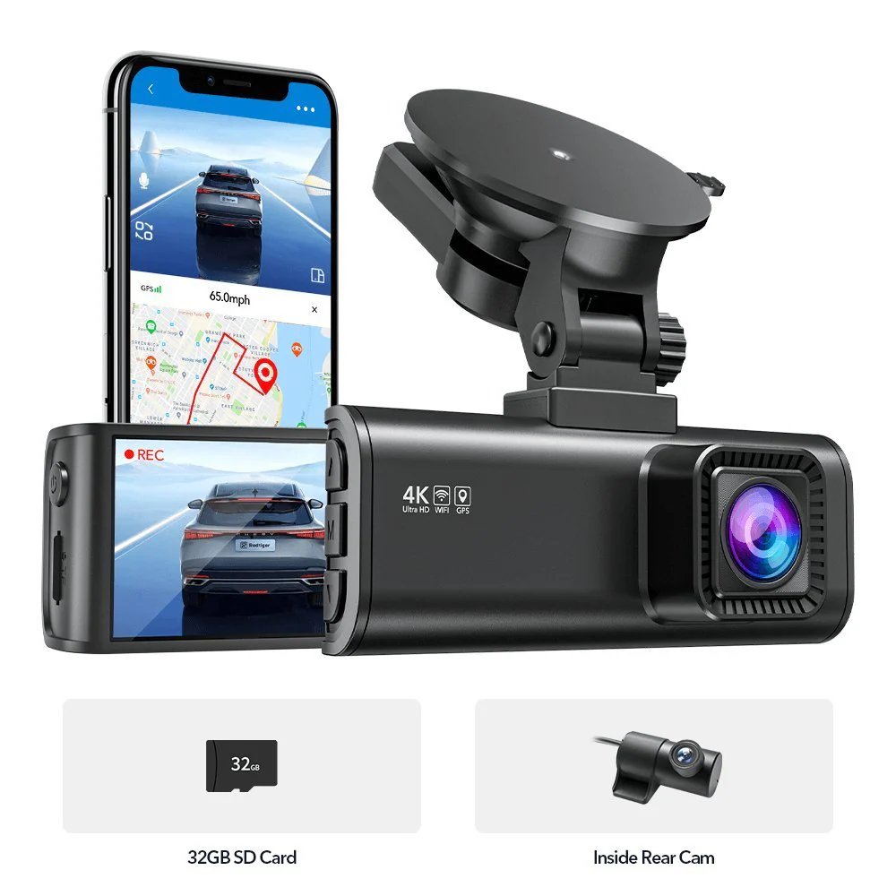 Redtiger F7NP 4K Front Rear Dash Cam-Refurbished - Image 11