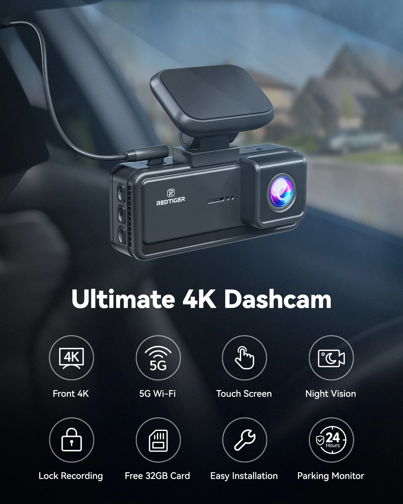 Redtiger F8 Dash Cam - Image 2