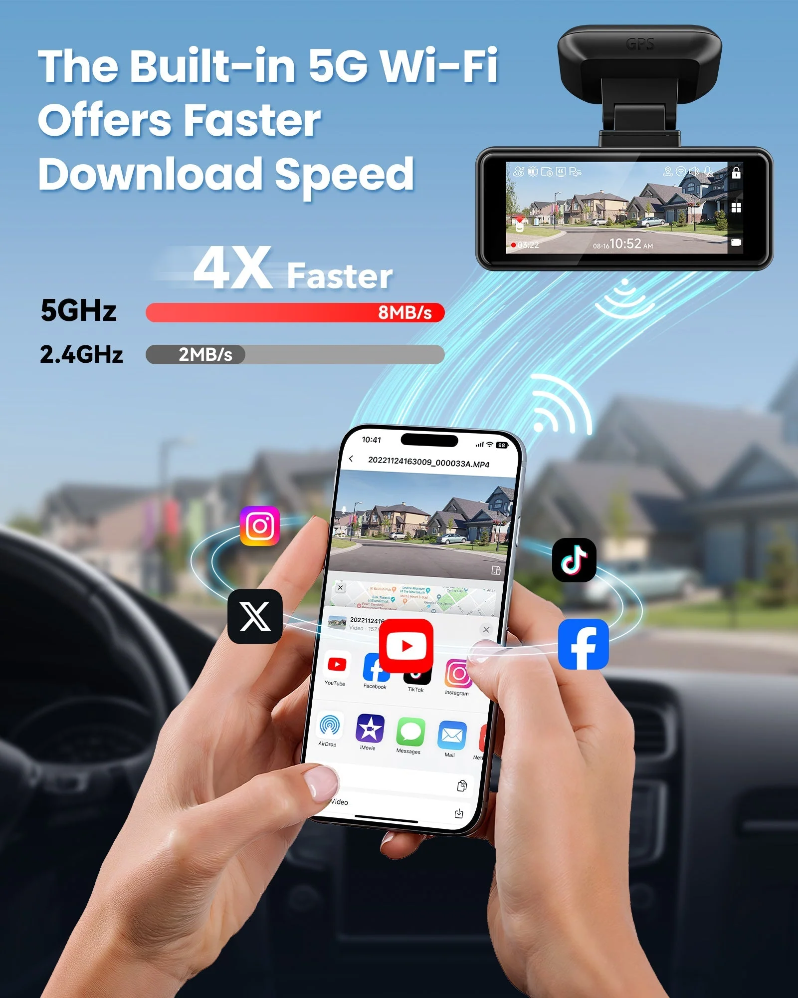 Redtiger F8 Dash Cam - Image 5