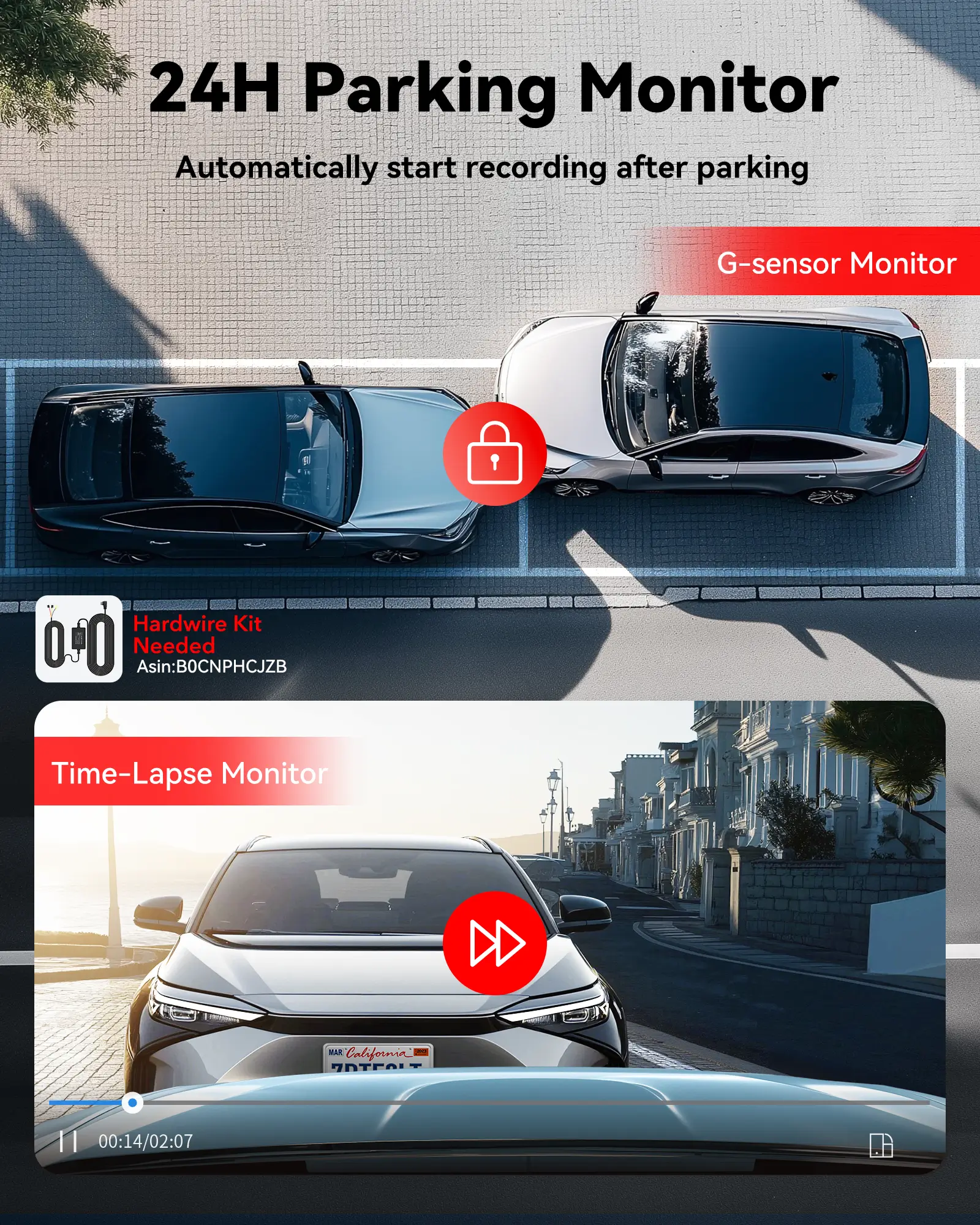 REDTIGER F9 Lite 4K ADAS Built-in WiFi GPS Night Vision Front Mini Dash Cam - Image 6