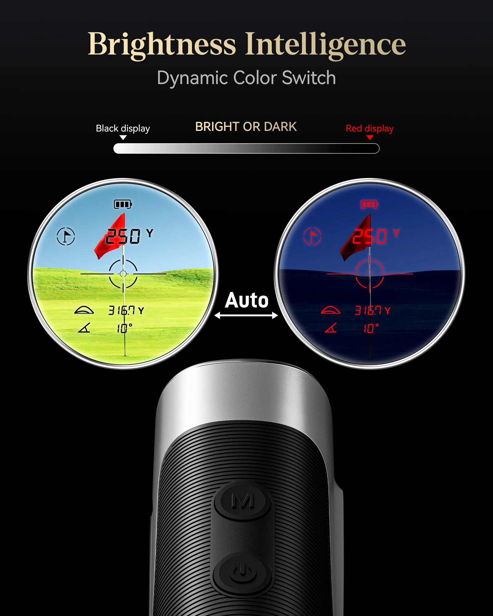 Redtiger Light-Adaptive Upgraded Laser Golf Rangefinder For 1200 Yards - Image 5