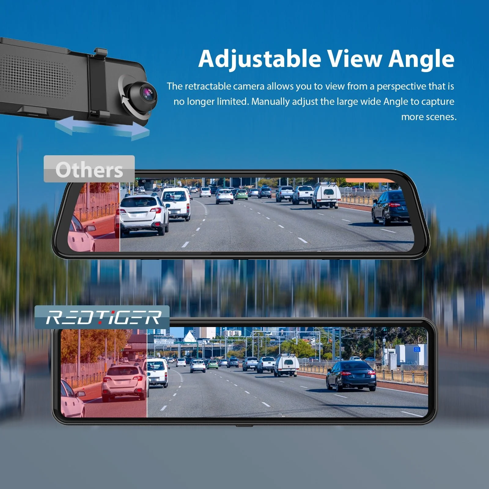 Redtiger T700 Mirror Dash Cam - Image 3