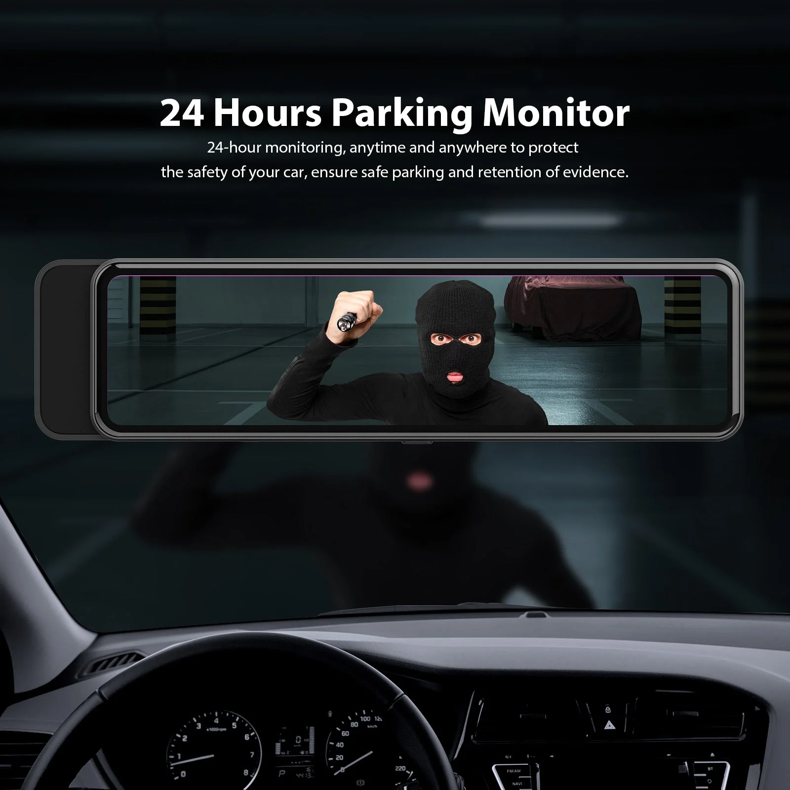 Redtiger T700 Mirror Dash Cam - Image 4