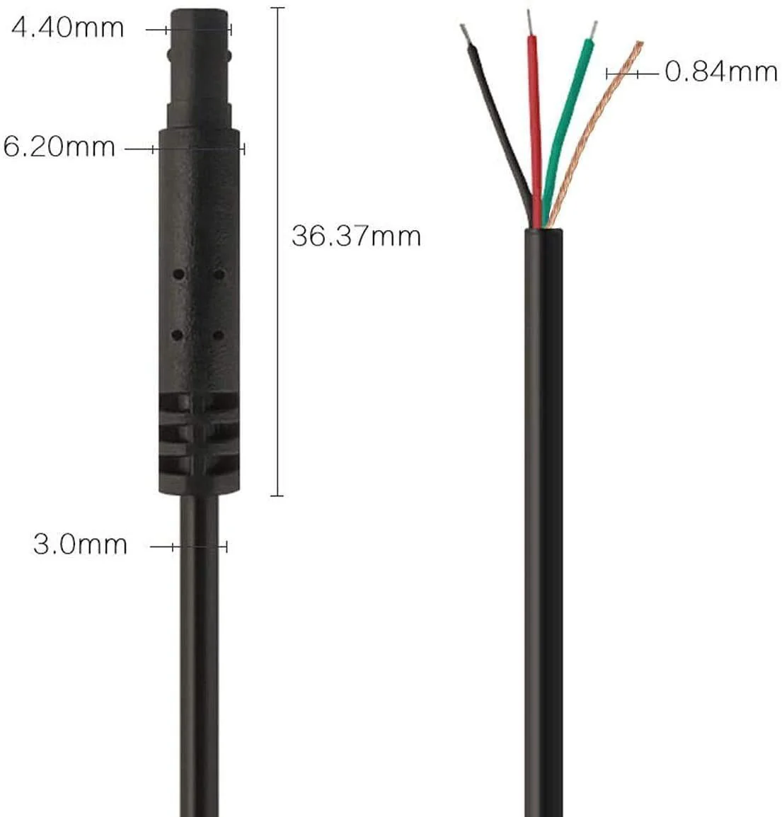 Redtiger T700 Rear Camera Longer Replacement Cables for Mirror Dash Cam - Image 5
